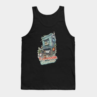 Copperplate Japanese House Expressive Sketcher Tank Top